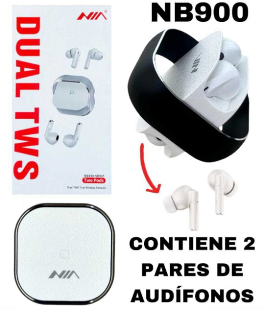 AUDIFONOS BLUETOOTH NB-900 DUAL