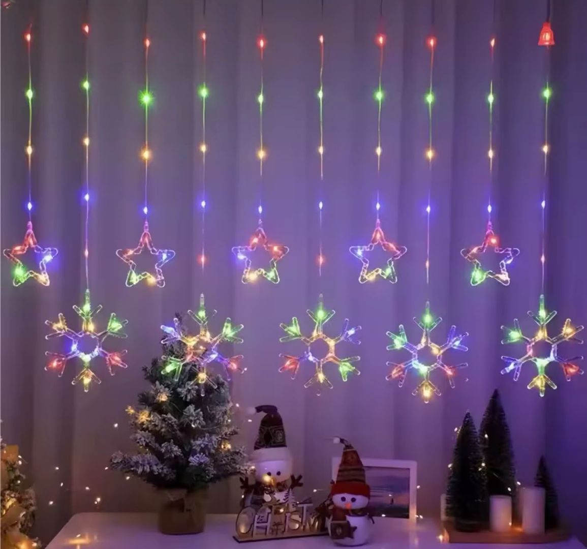 INSTALACIÓN CORTINA COPO DE NIEVE 