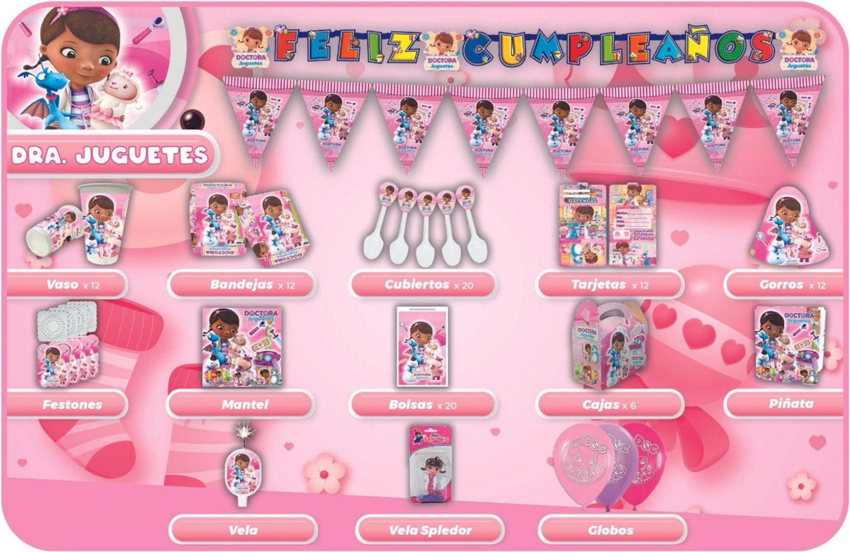 DECORACION DOCTORA JUGUETES