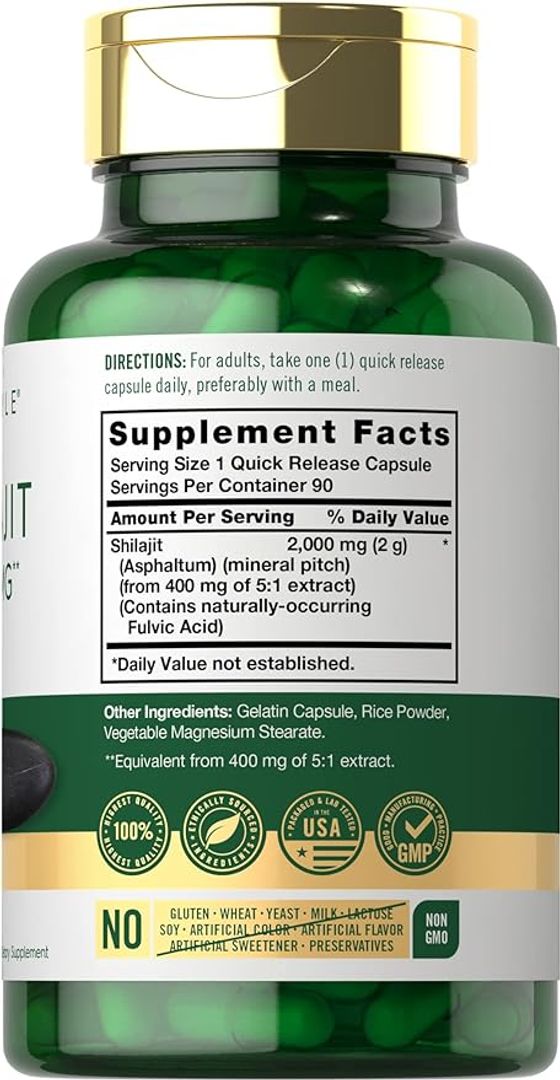 Shilajit 2000 mg 90 und. CARLYLE