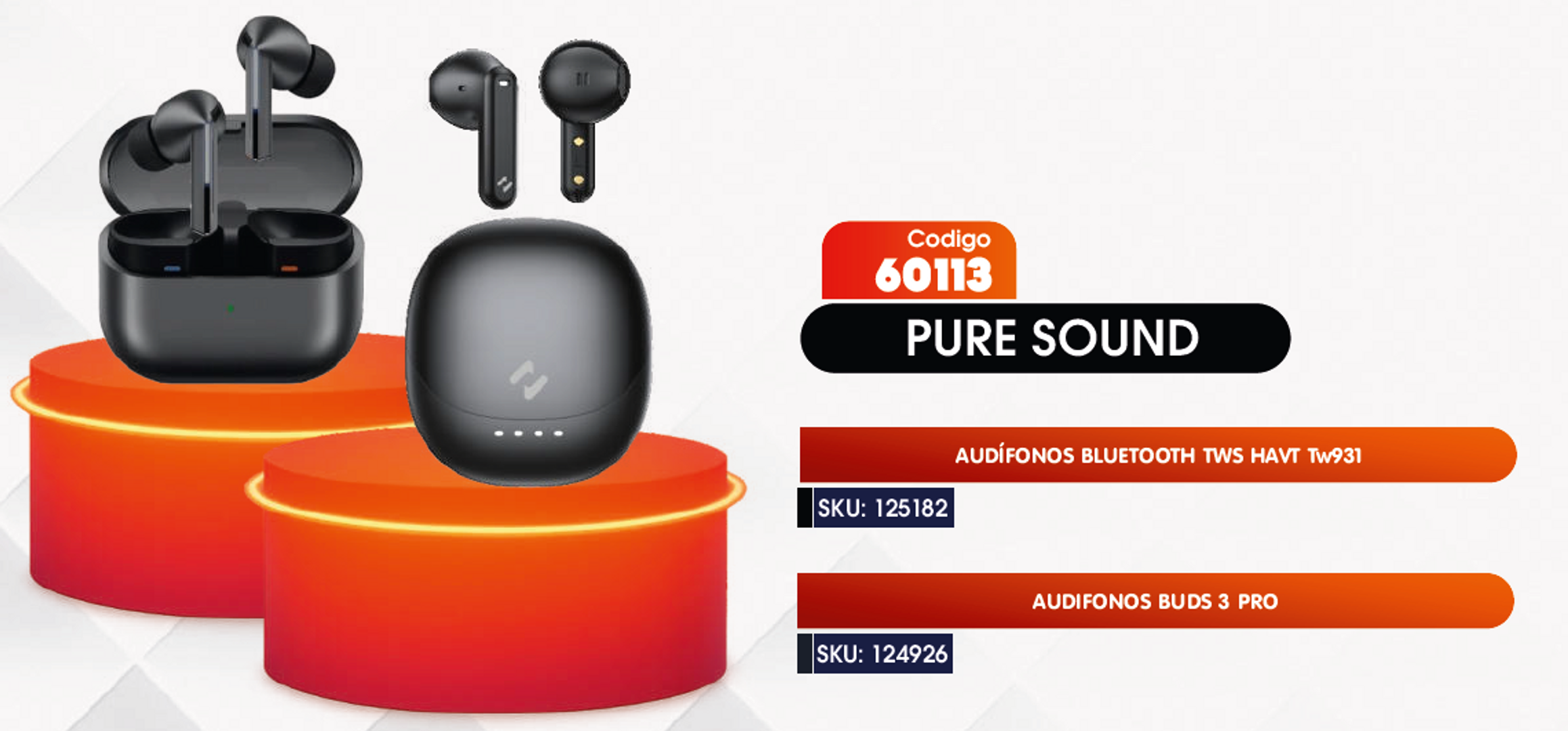Audífonos Bluetooth TWS Havit