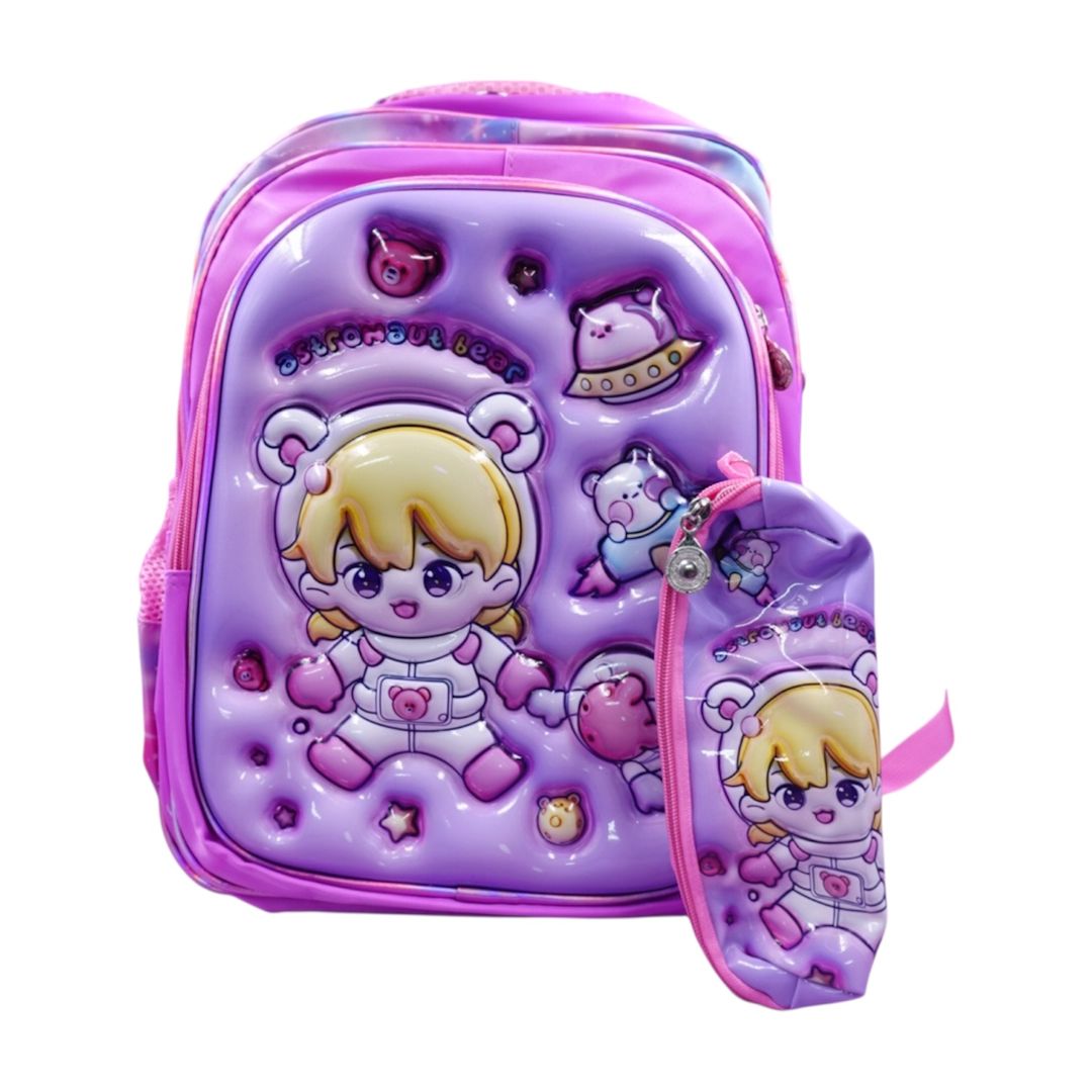 BOLSO ESCOLAR CON CARTUCHERA LF1700