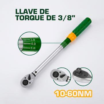 Imagen del producto LLAVE DE TORQUE DE 3/8" 305MM 10-60NM