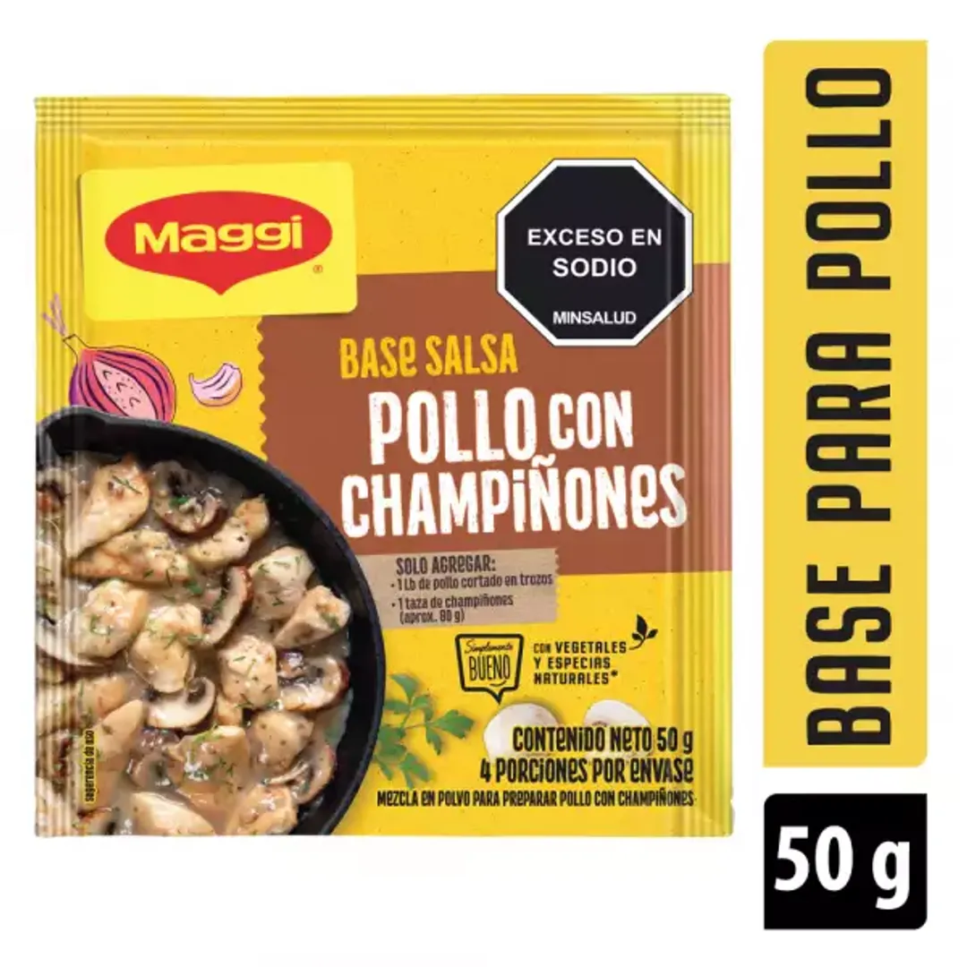BASE POLLO CHAMPIÑONES*50G MAGGI