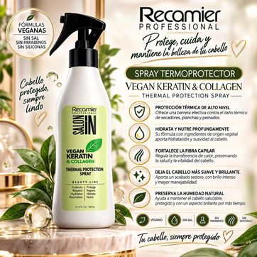 Imagen del producto RECAMIER SALON IN VEGAN KERATIN COLLAGEN THERMPROTECT 300ML