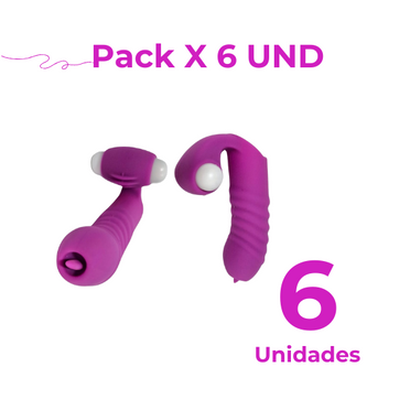 Imagen del producto PROMO X 6 Funda vibradora para dedo + lengua 