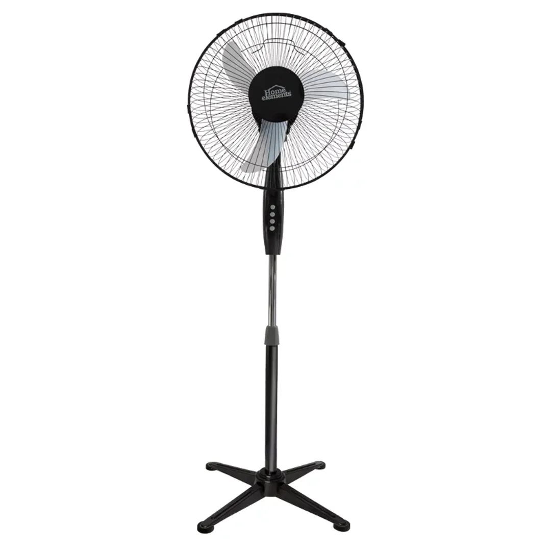 VENTILADOR PEDESTAL 16 HECRSF-16BI NEGRO HOME ELEMENTS