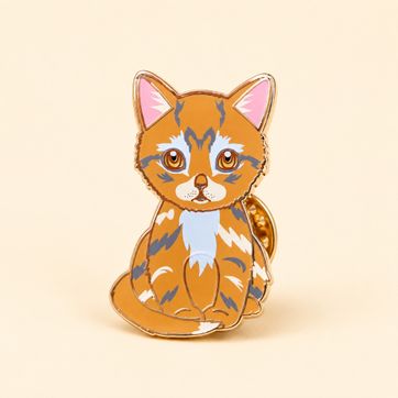 PIN GATO MARRÓN - imagen 1