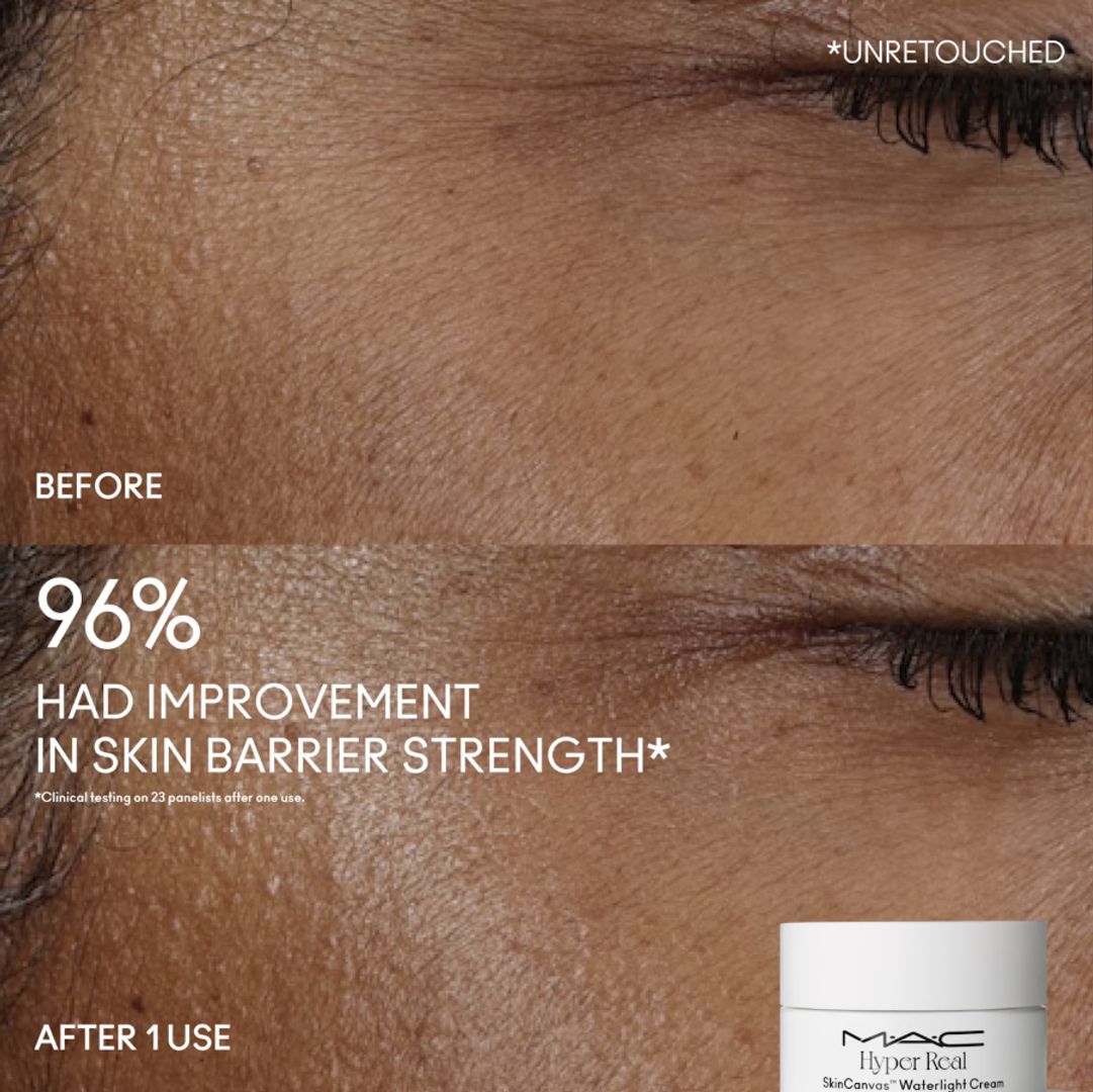 MAC HYPER REAL SKINCANVAS WATERLIGHT CREAM HA3 MOISTURIZER 50ML