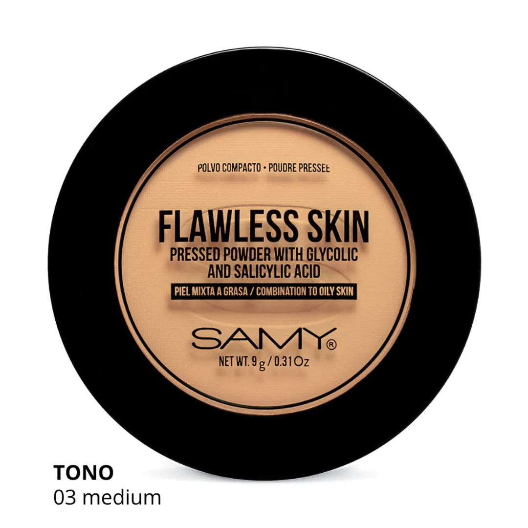 POLVO COMPACTO PIEL MIXTA A GRASA SAMY