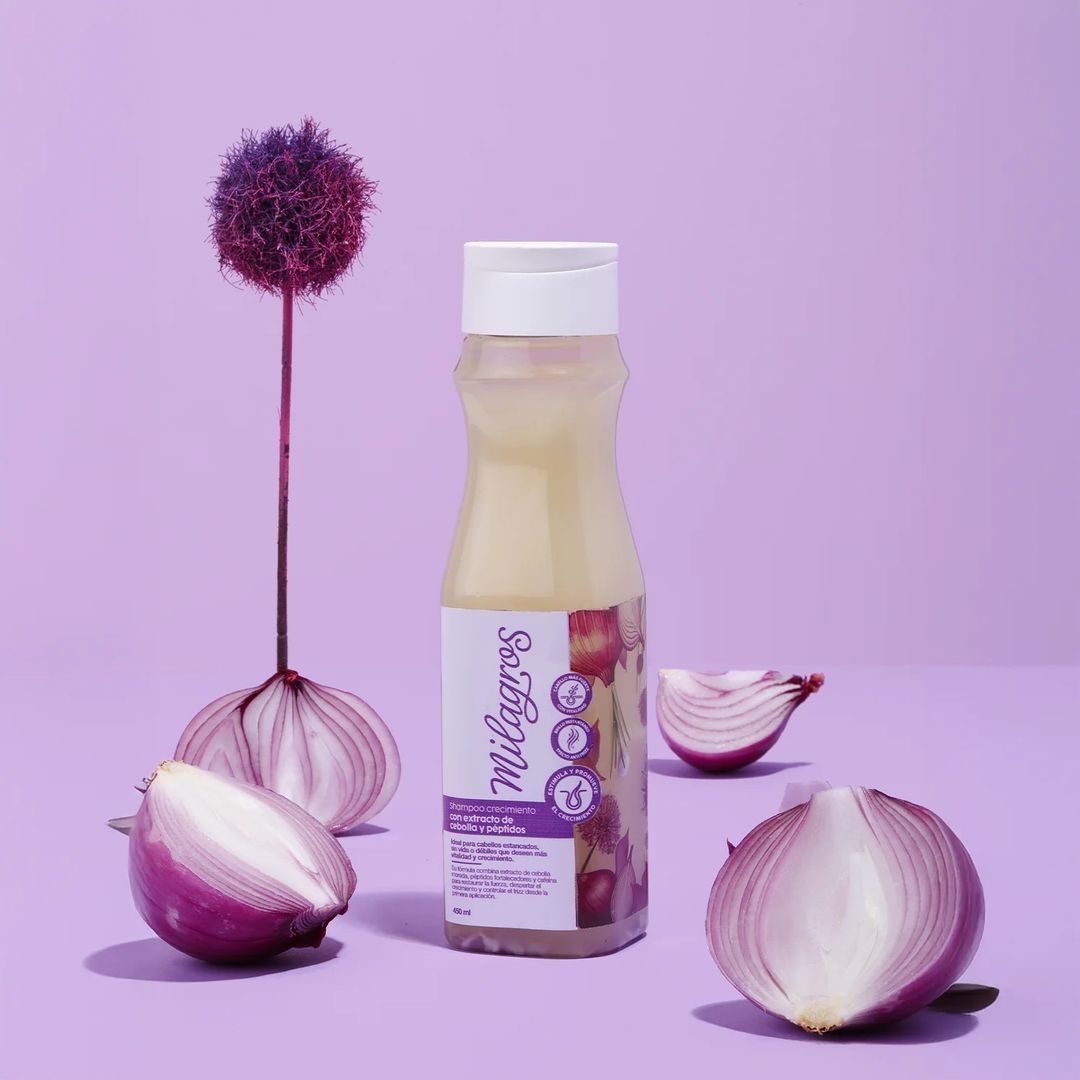 Shampoo Crecimiento Con Extracto de Cebolla y Péptidos milagros