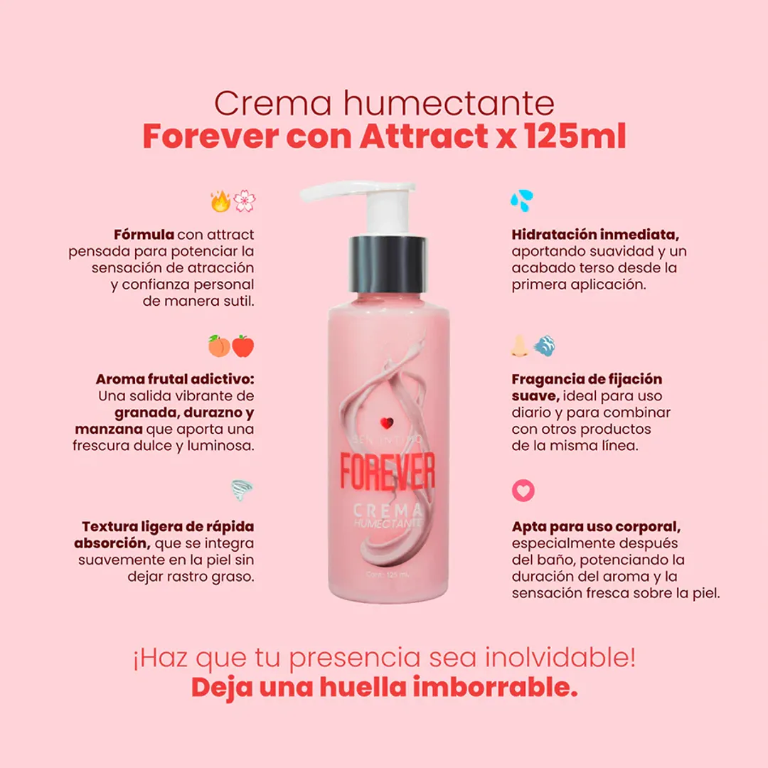 Forever Crema Humectante Con Phermonas X 125 Ml Sen Intimo