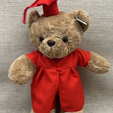 Imagen del producto OSO CAFÉ DE GRADO COLOR ROJO 55 CM