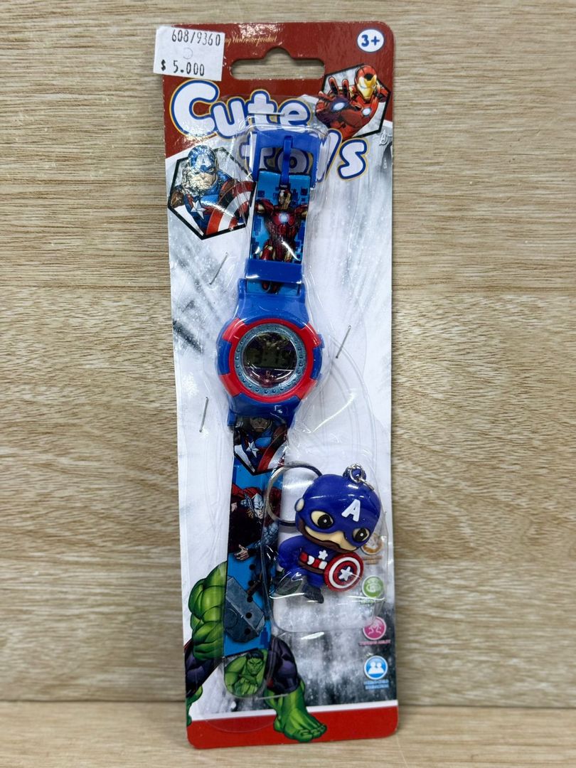 608 RELOJ CAPITAN AMERICA