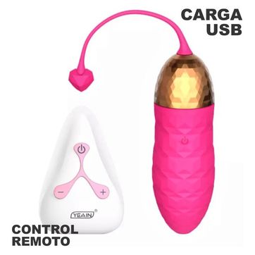 Imagen del producto HUEVO VIBRADOR RECARGABLE CONTROL JUMPING DIAMOND
