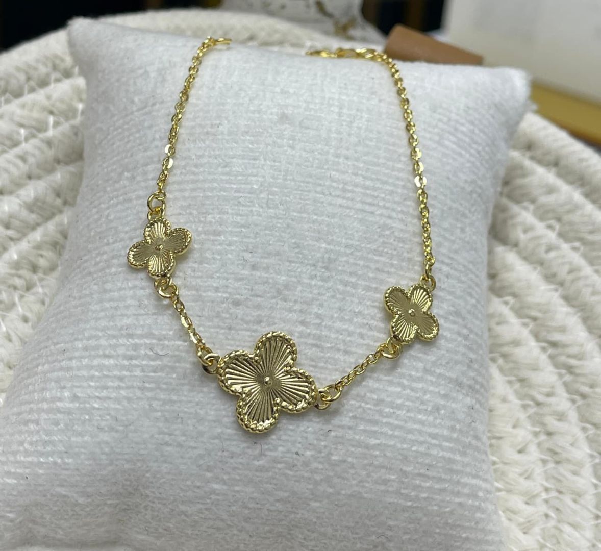 Pulsera van cleef diamantanda x3 de 18cm