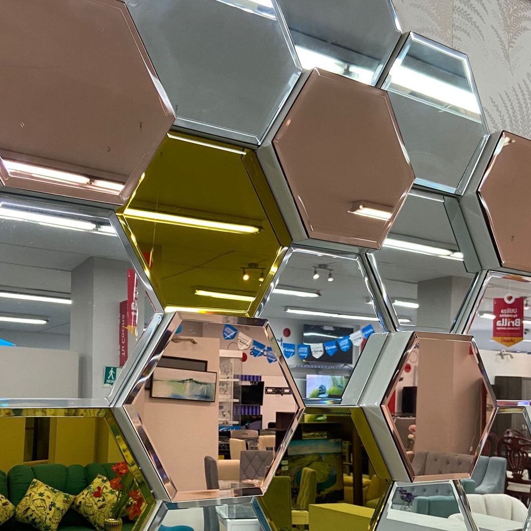 ESPEJO DECORATIVO COLMENA