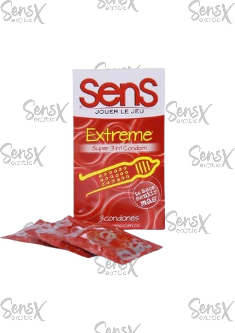 Condones Super Estrías, Super Burbujas, Anatómico – X3 Unds