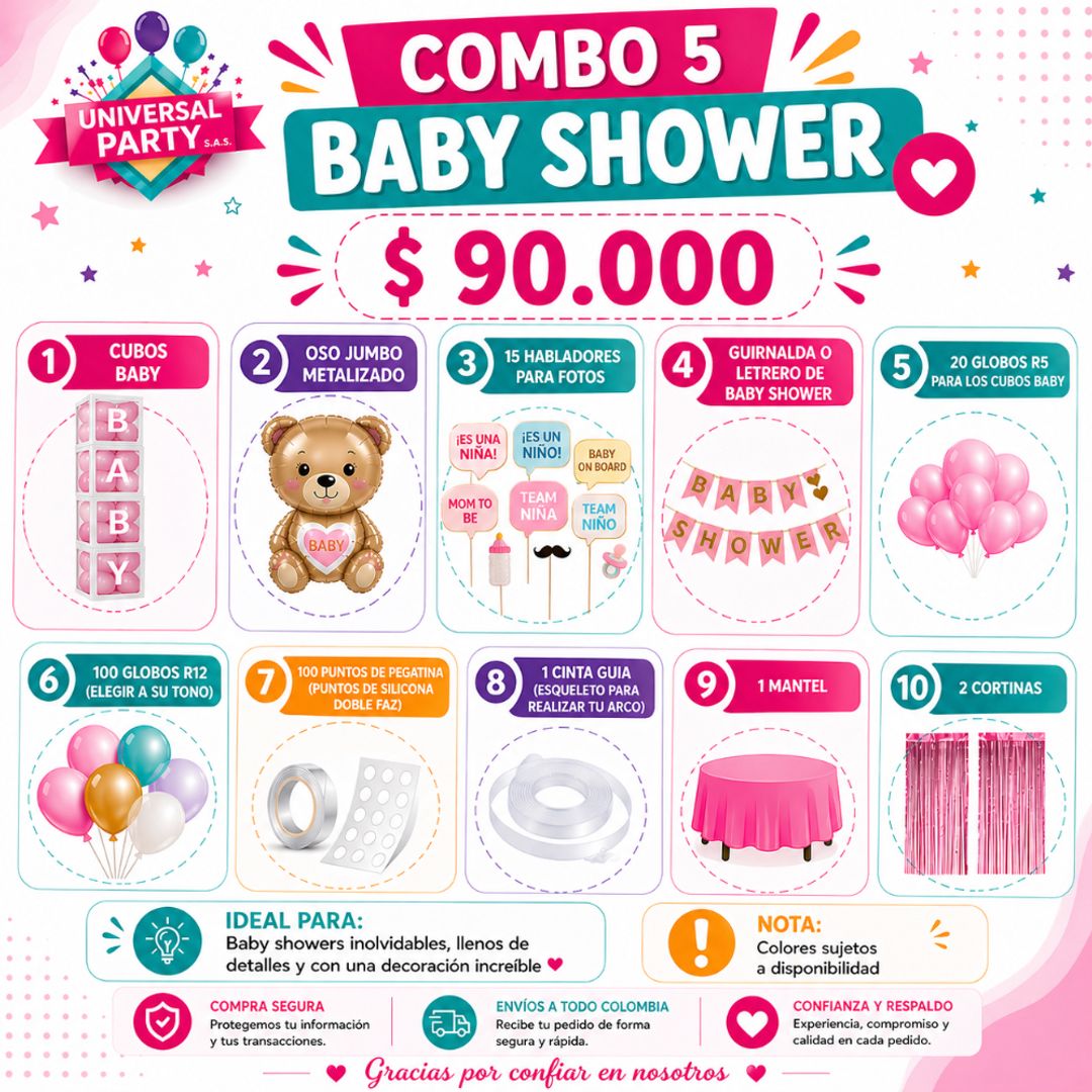 COMBO BABY SHOWER # 5 