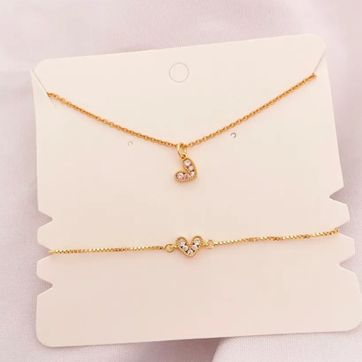 Imagen del producto JUEGO CORAZON BLANCO