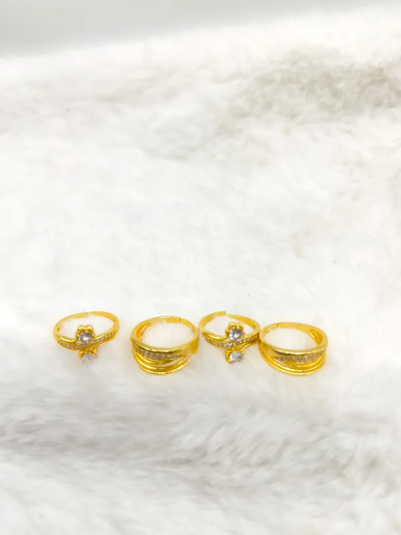 Anillos en covergold 