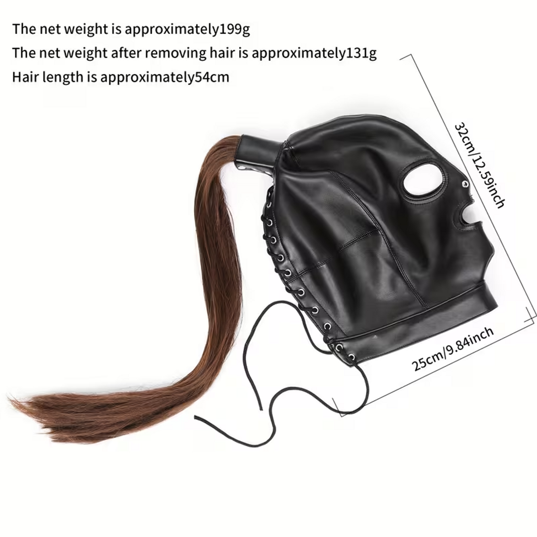 CAPUCHA SADO CON CABELLO