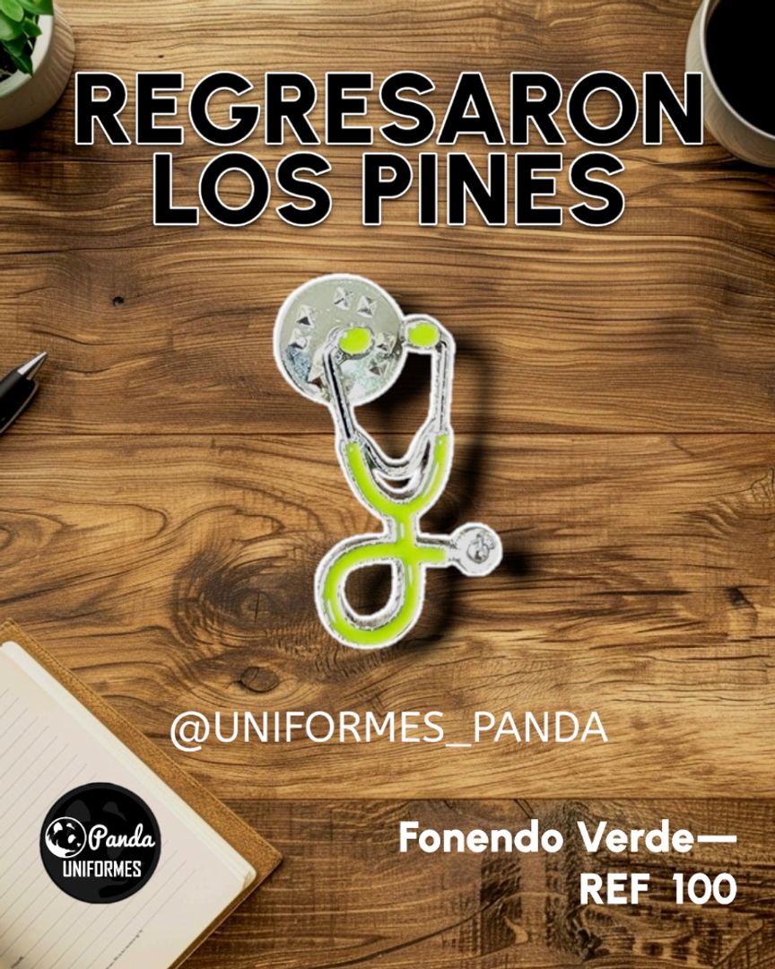 PIN FONENDO AMARILLO 