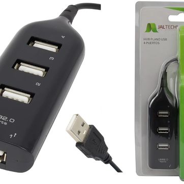 Imagen del producto MultiPuerto USB Hub-1 Plano (4 puertos)