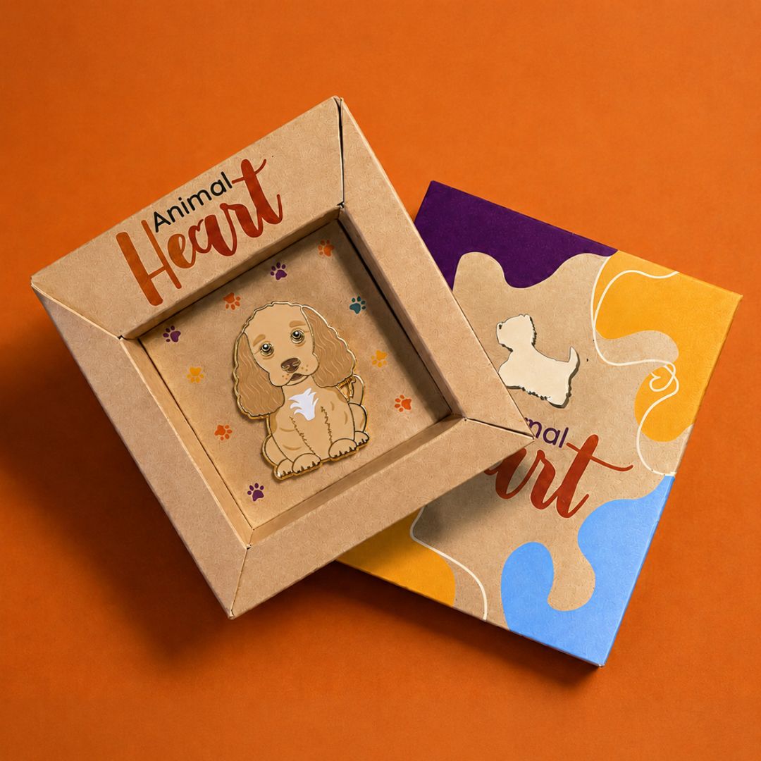 PIN COCKER SPANIEL CAFE
