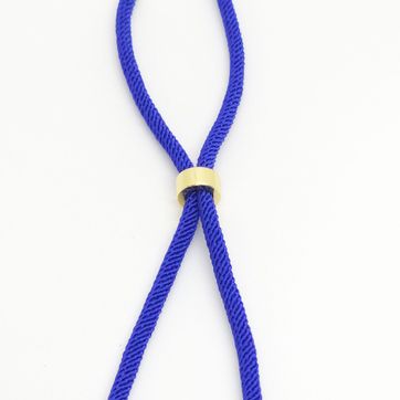 HERRAJE PULSERA HILO AZUL REY RODINADO - imagen 1