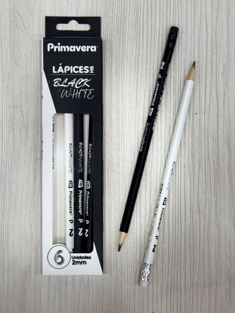 583 LAPICES BLACK/WHITE 