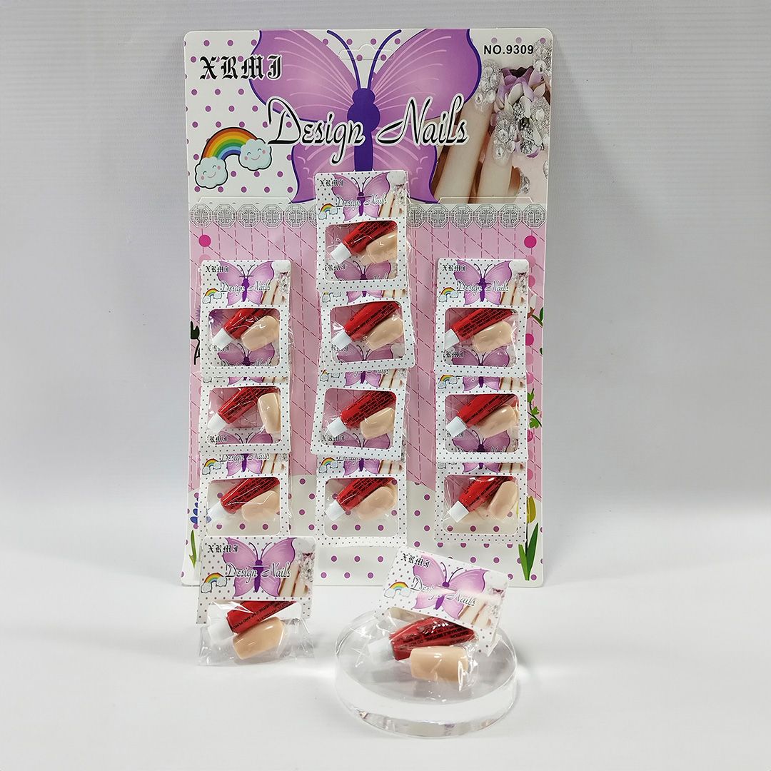 Cartón Uñas Postizas