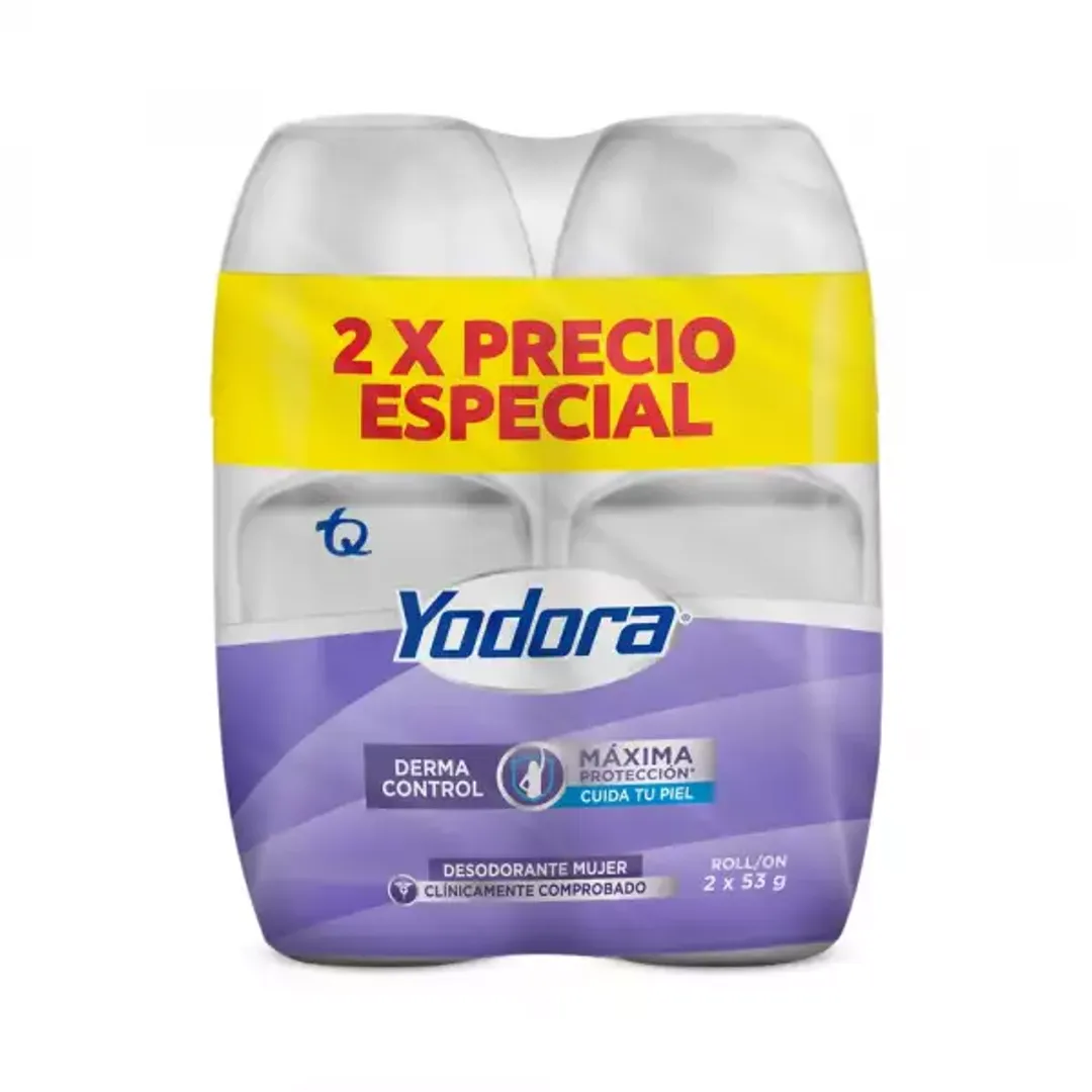 YODORA ROLLON DERMA CONTROL*2*53G