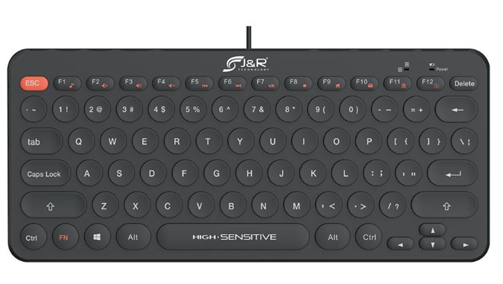 Teclado Mini teclas redondas tmjr-027