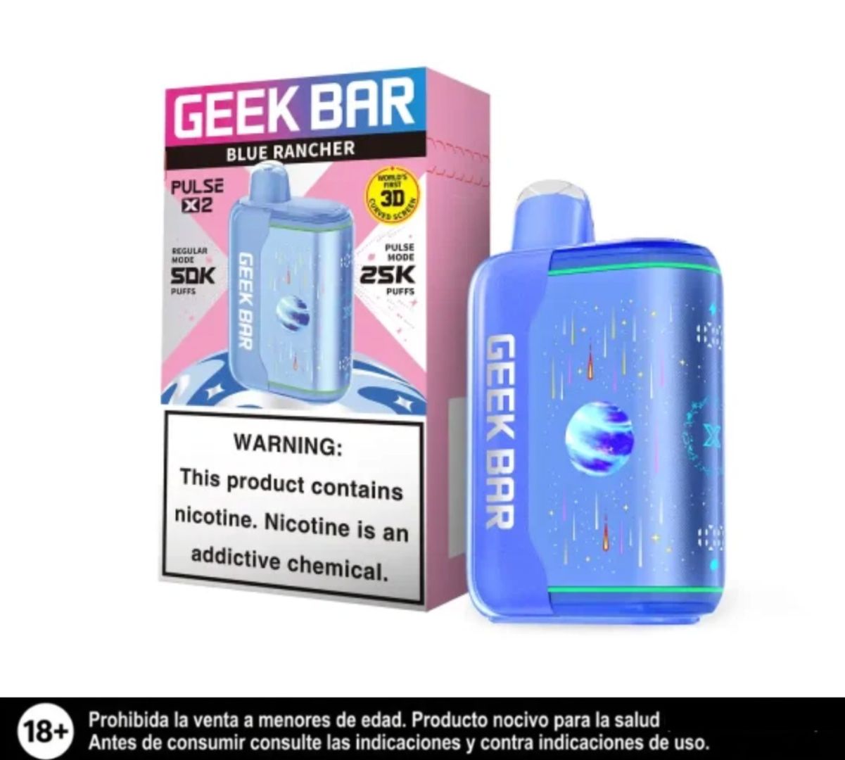 Geek Bar Pulse X2 Blue Rancher 50.000 Puffs