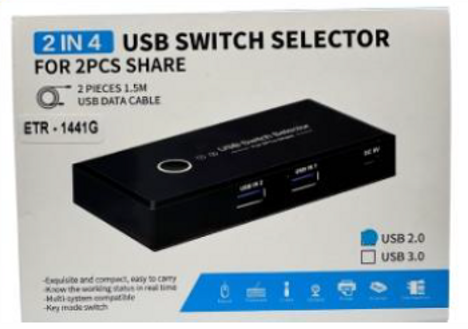 USB 2.0 SWITCH SELECTOR 2 EN 4