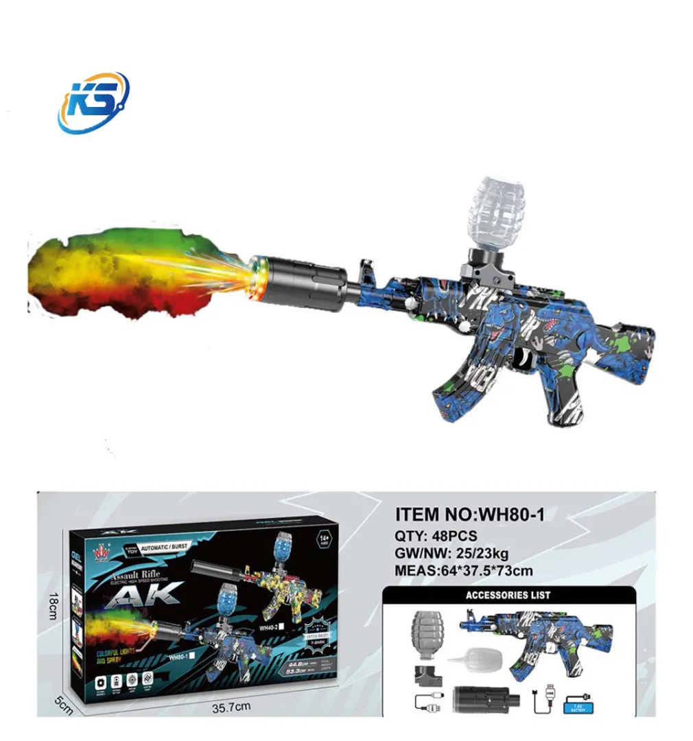 PISTOLA DE HIDROGEL LANZADOR RIFLE ELECTRICO AK