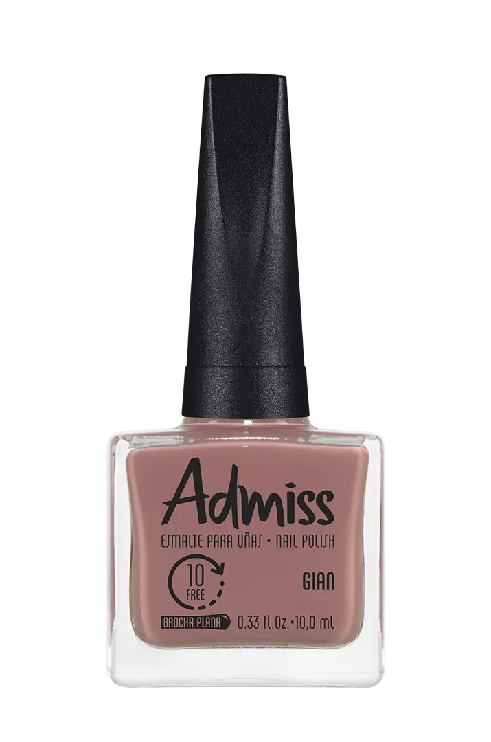 GIAN - ESMALTE TRADICIONAL CREMOSOS ADMISS 10 ML - GAMA MARRÓN