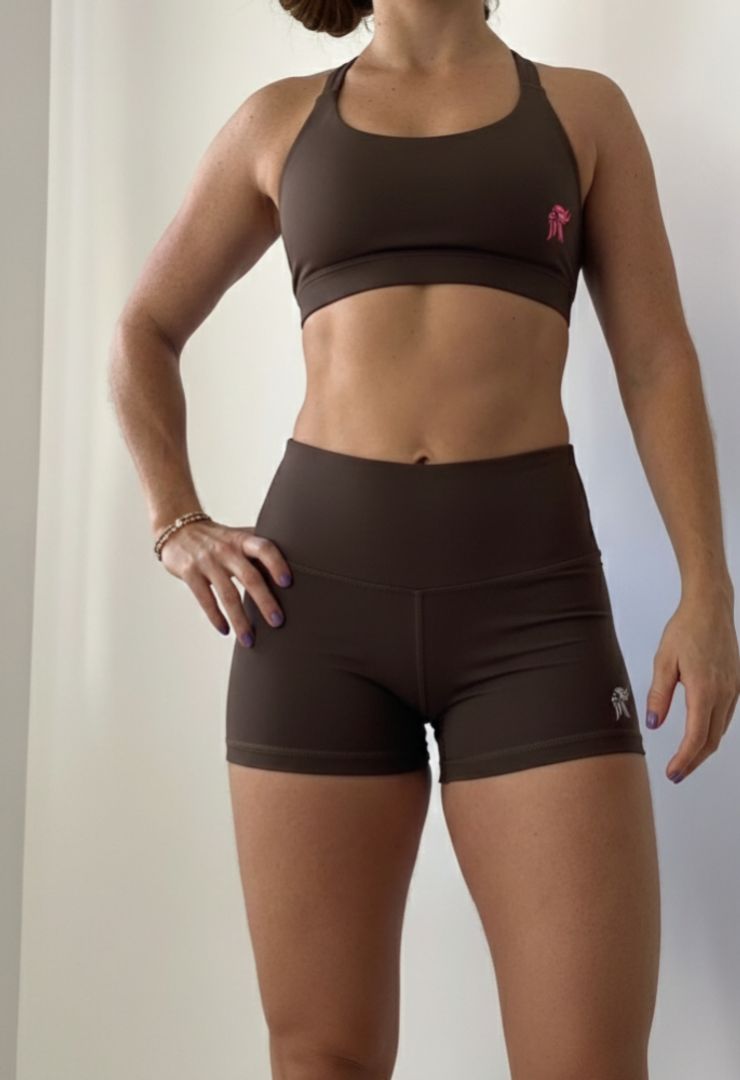 Short Lycra tiro alto
