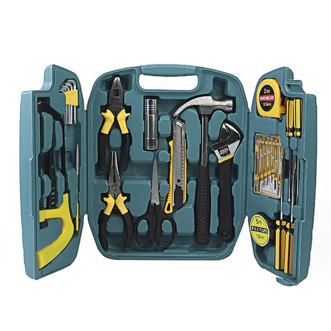 KIT JUEGO DE HERRAMIENTAS 27 PIEZAS CON ESTUCHE MULTIFUNCIONAL