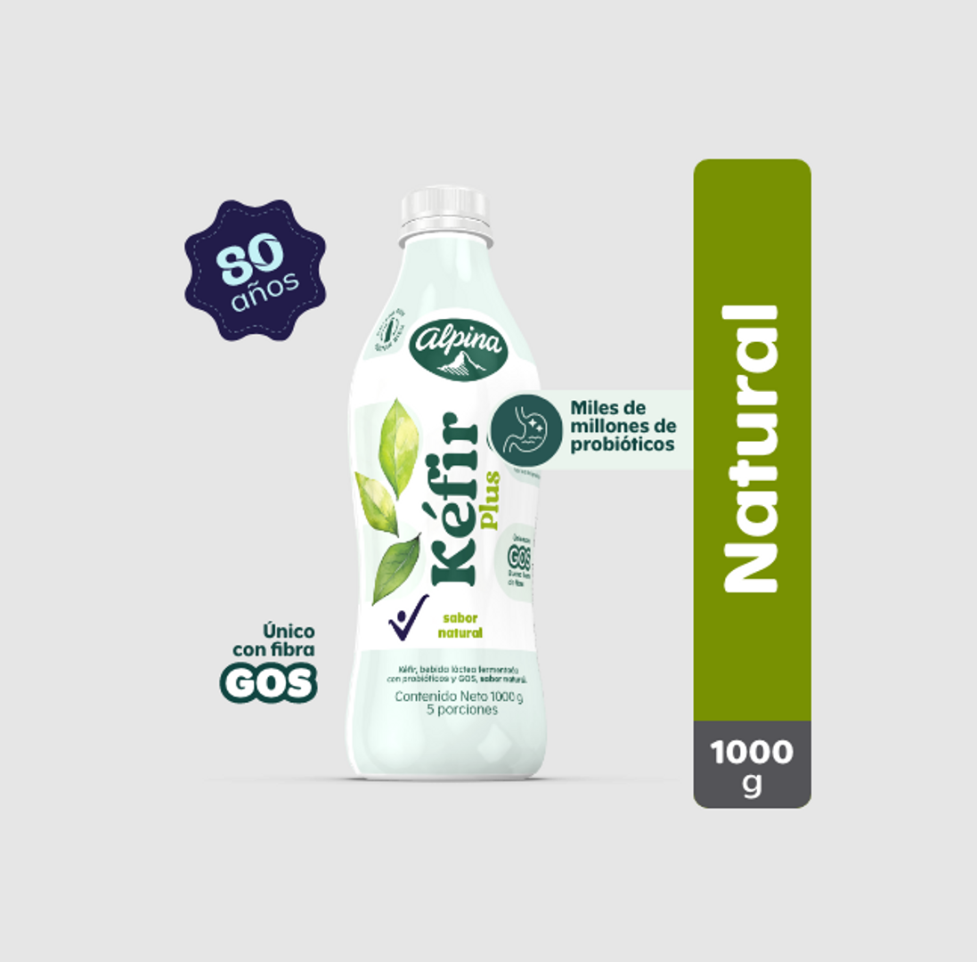 KEFIR ALPINA NATURAL*1000ML