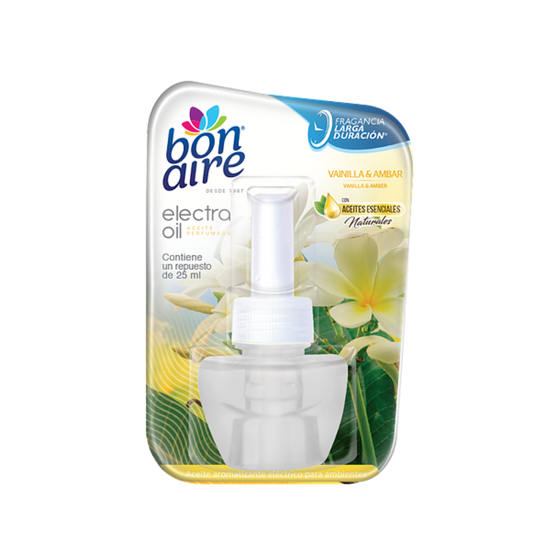   F. REPUESTO ELÉCTRICO VAINILLA Y AMBAR X 25 ML