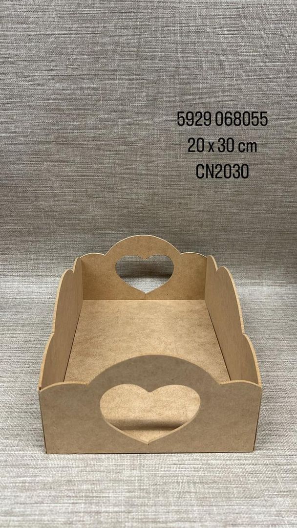 BANDEJA CORAZON 20 X 30