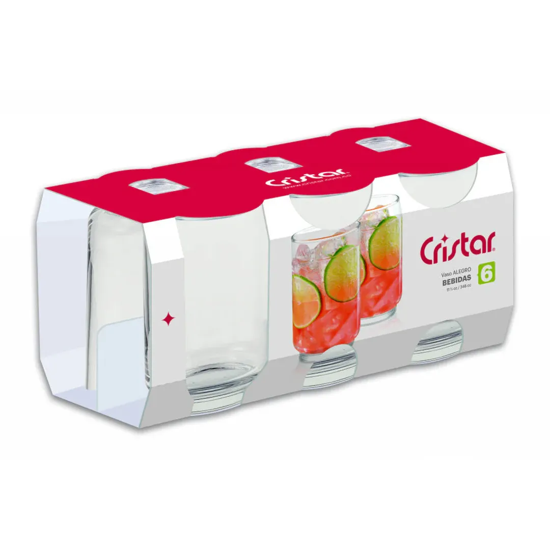 VASO CRISTAR X3 UND