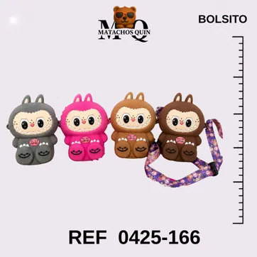 BOLSITO DE SILICONA DE LABUBU SURTIDO - imagen 1