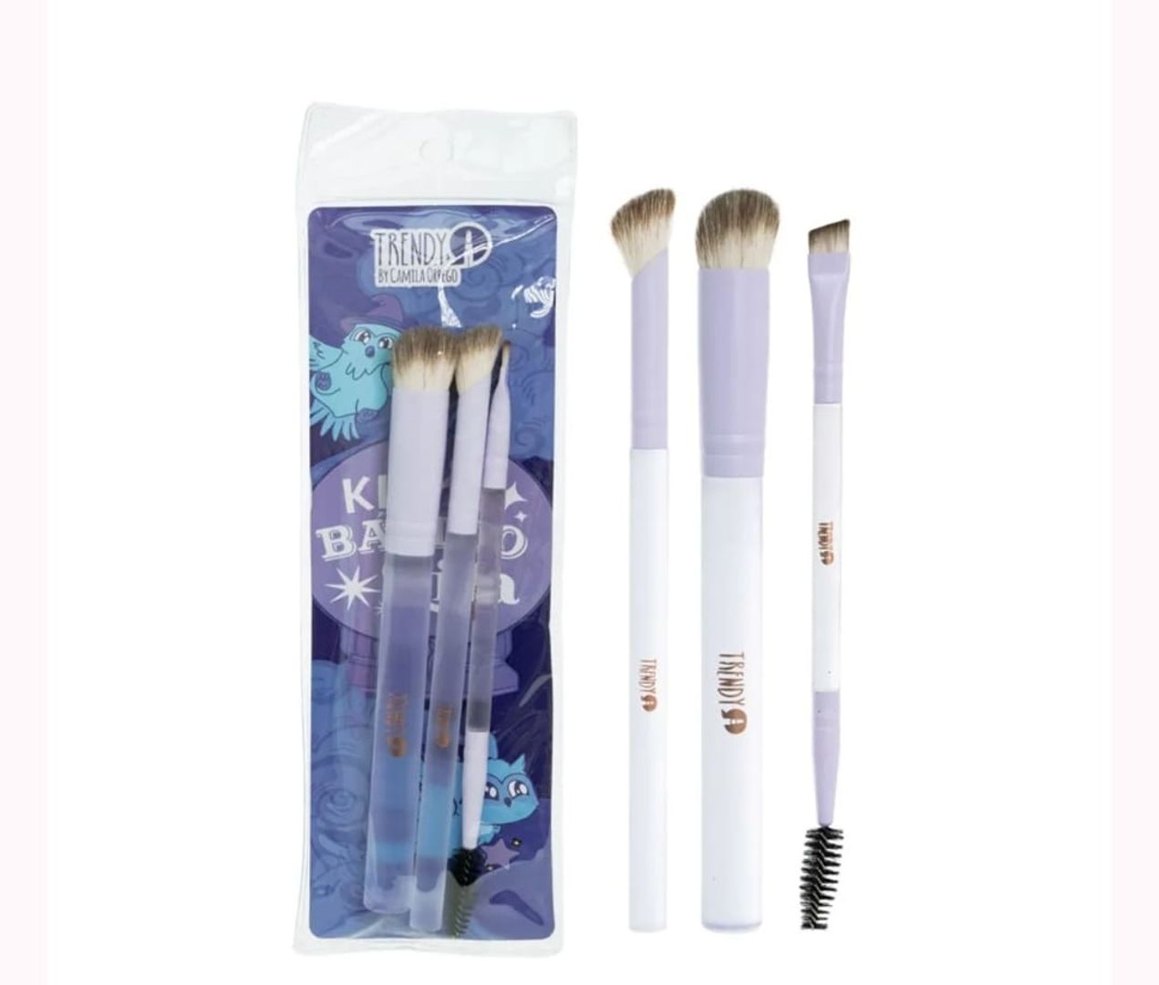 454A- KIT DE BROCHAS BASICO *3 LILA 