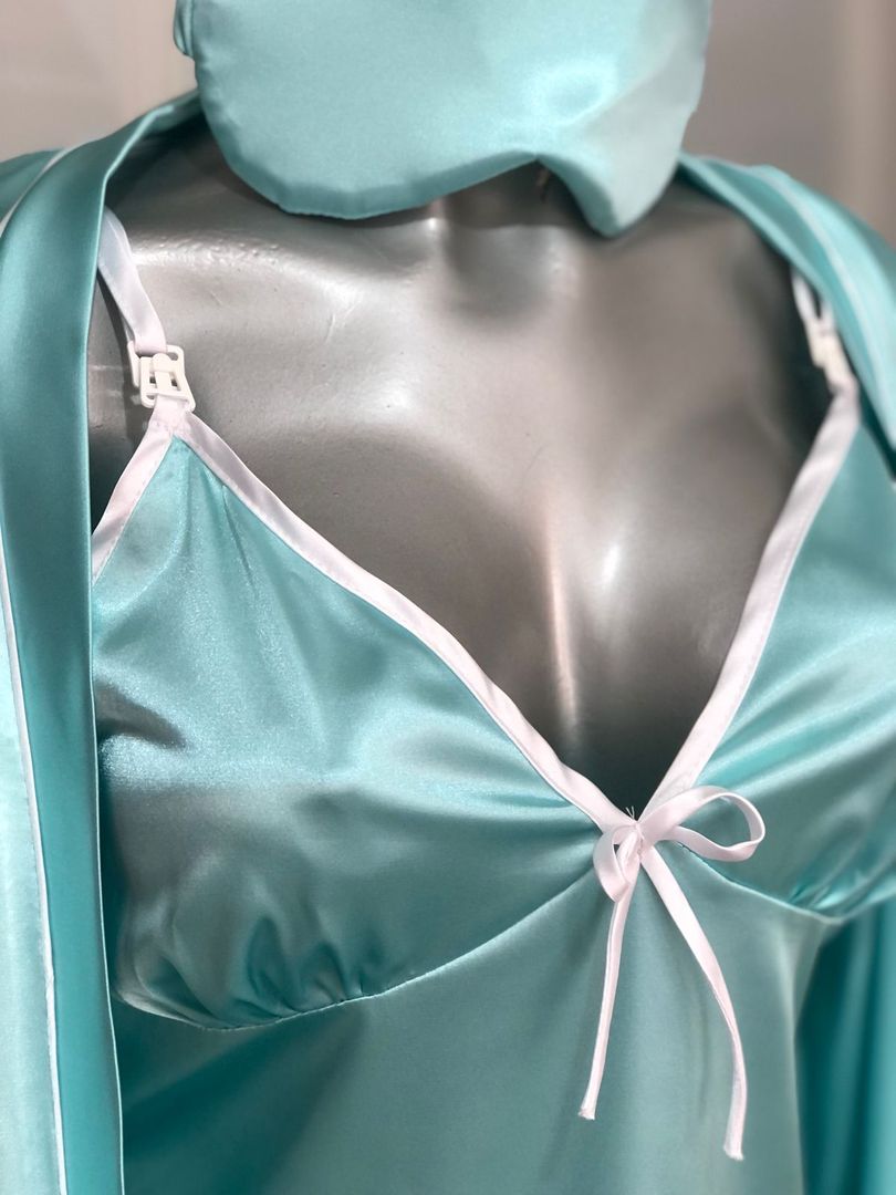 Vestido celeste - Post parto 