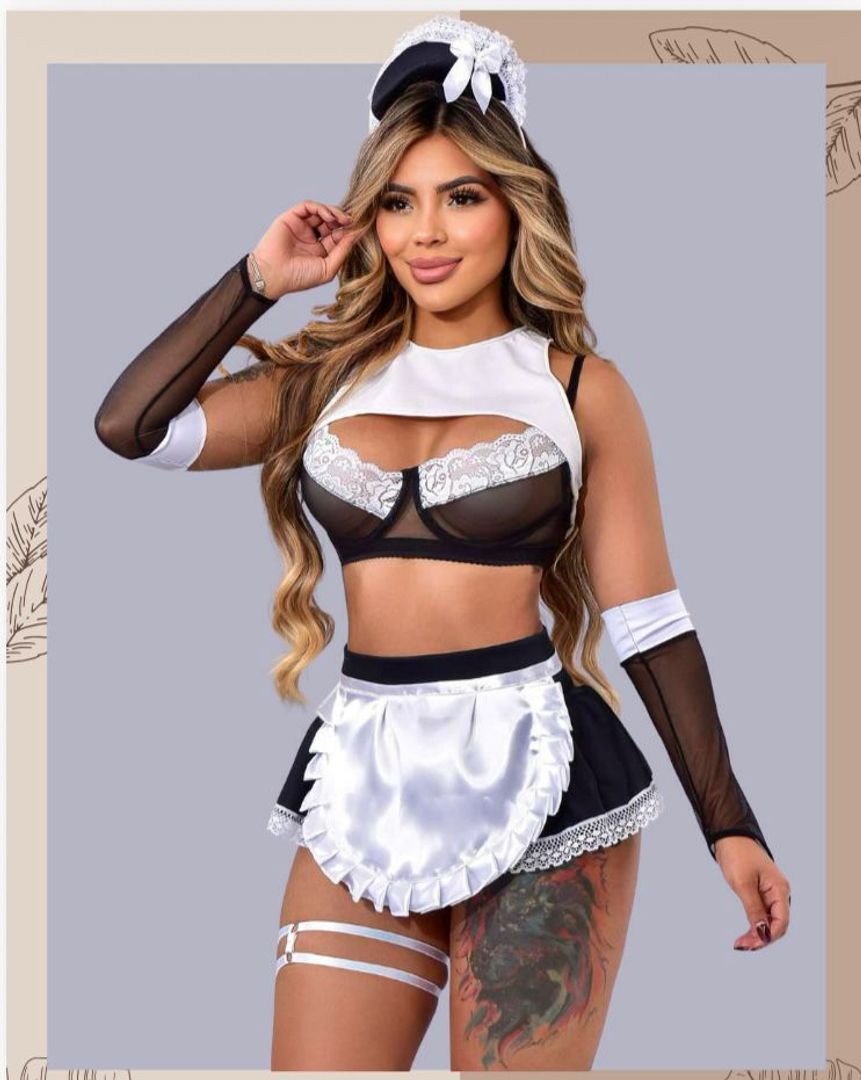 DISFRAZ MUCAMA PROVOCATIVA