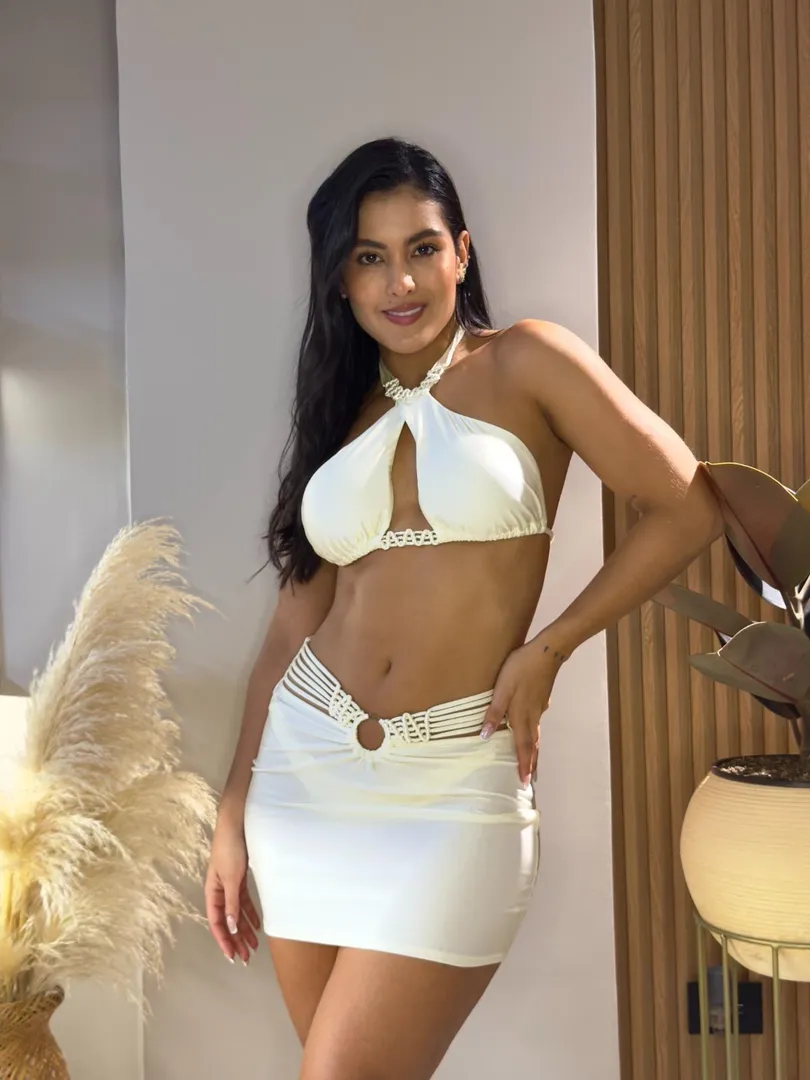 VESTIDO DE BAÑO MACRAMÉ 