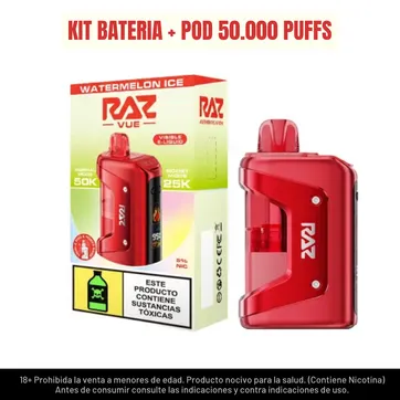 Imagen del producto Raz Kit Watermelon Ice 50.000 Puffs